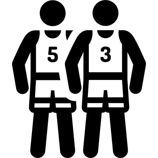 Basketball player Pictograms Fill icon