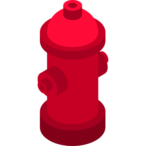 Hydrant Isometric Flat icon