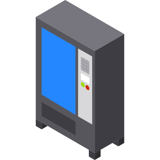 自動販売機 Isometric Flat icon