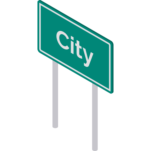 City Isometric Flat icon