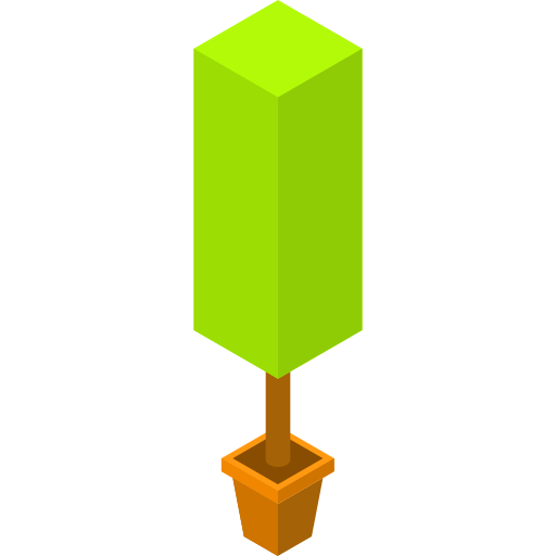 drzewo Isometric Flat ikona