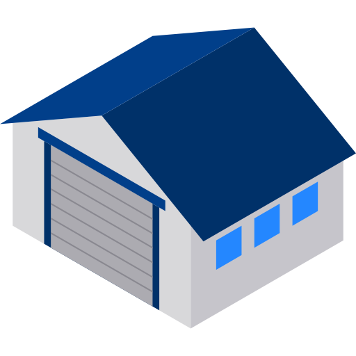 Garage Isometric Flat icon