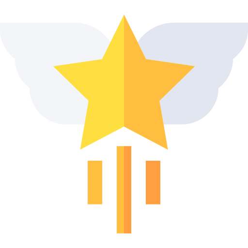 star Basic Straight Flat icon