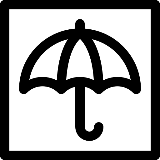 garder au sec Basic Rounded Lineal Icône