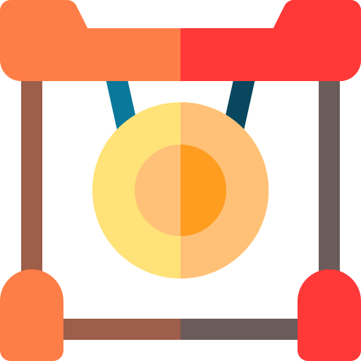 Gong Basic Rounded Flat icon