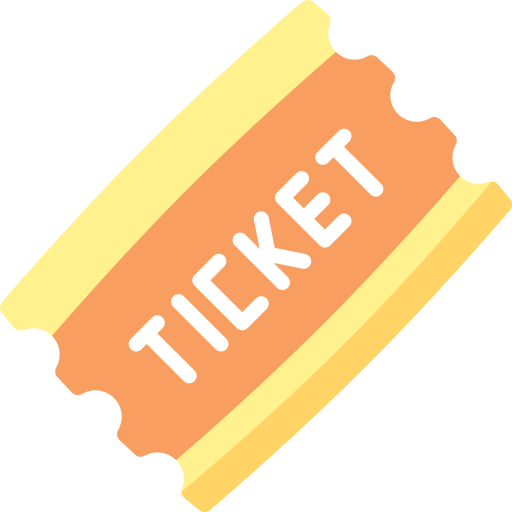 ticket Special Flat icoon