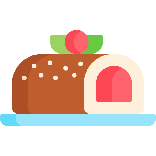 gâteau roulé Special Flat Icône