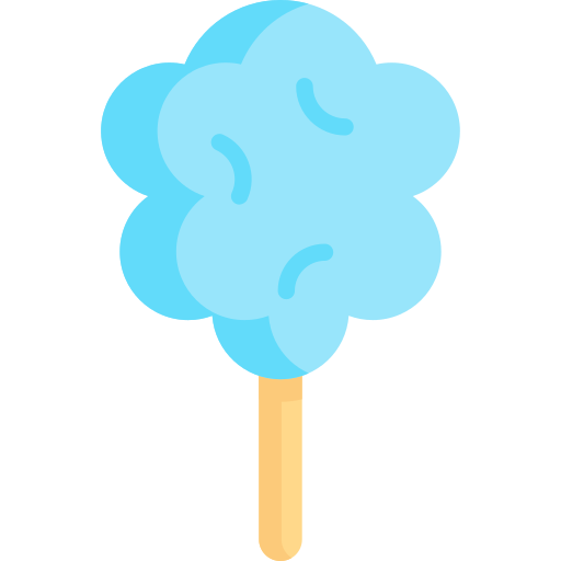 Cotton candy Special Flat icon