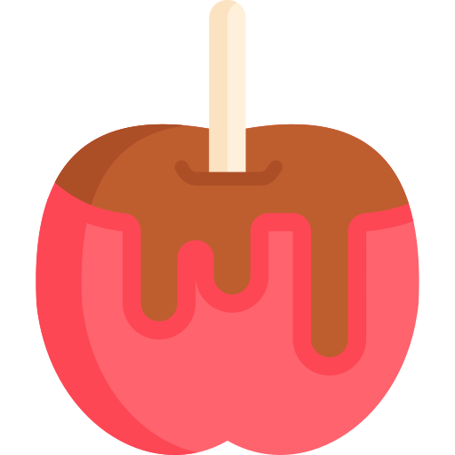 karmelowe jabłko Special Flat ikona