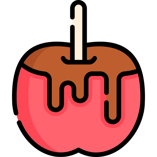 karmelowe jabłko Special Lineal color ikona