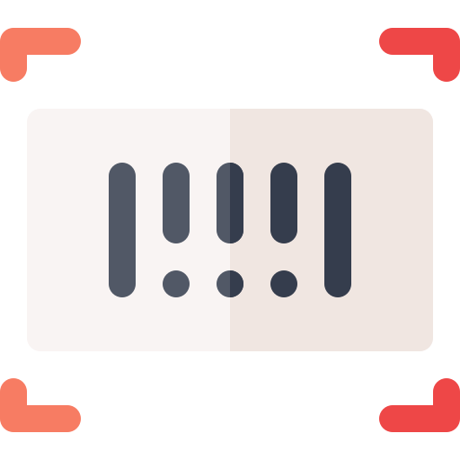 Штрих-код Basic Rounded Flat иконка