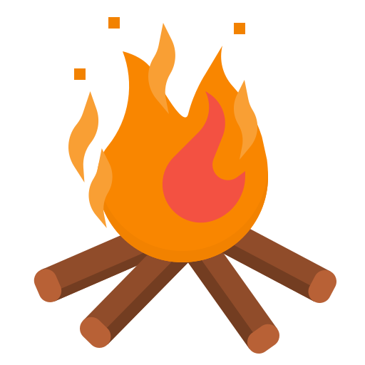 Bonfire dDara Flat icon