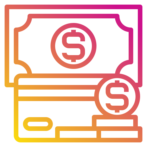 Credit card Payungkead Gradient icon