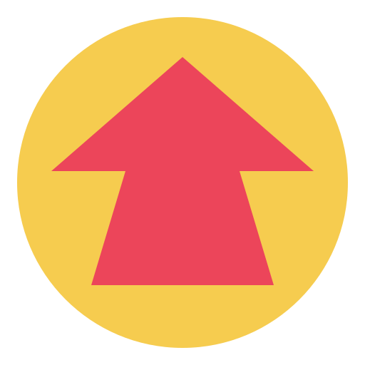 flecha hacia arriba Payungkead Flat icono