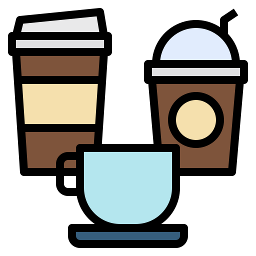 コーヒーカップ Payungkead Lineal Color icon