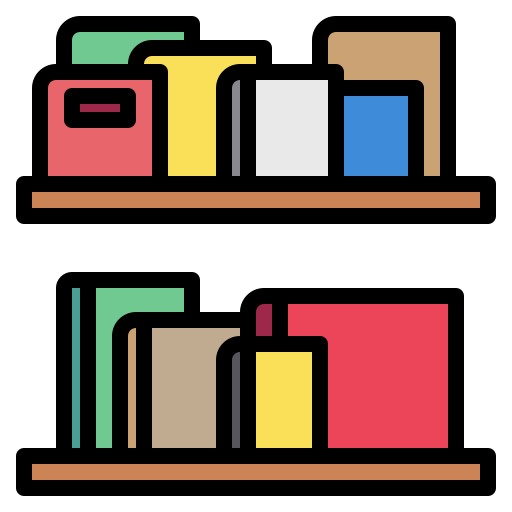 bücher Payungkead Lineal Color icon