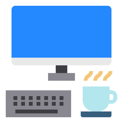 コンピューター Payungkead Flat icon