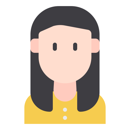 Woman Payungkead Flat icon