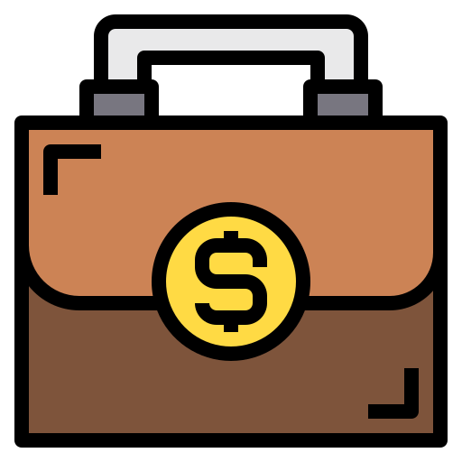 Briefcase Payungkead Lineal Color icon