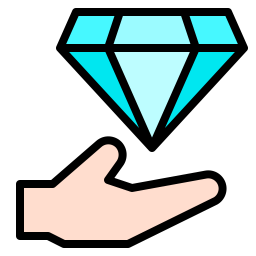 diamante Payungkead Lineal Color Ícone