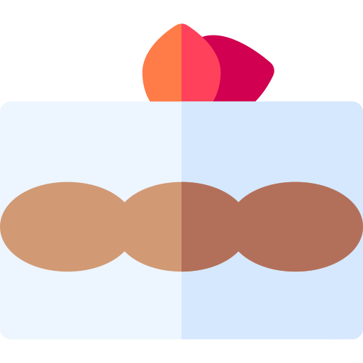 티라미수 Basic Rounded Flat icon