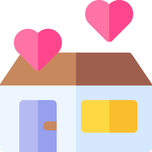 House Basic Rounded Flat icon