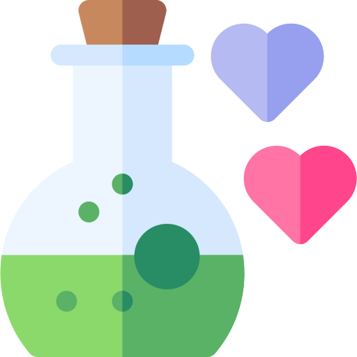 Love potion Basic Rounded Flat icon