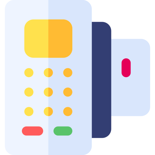 Payment terminal Basic Rounded Flat icon