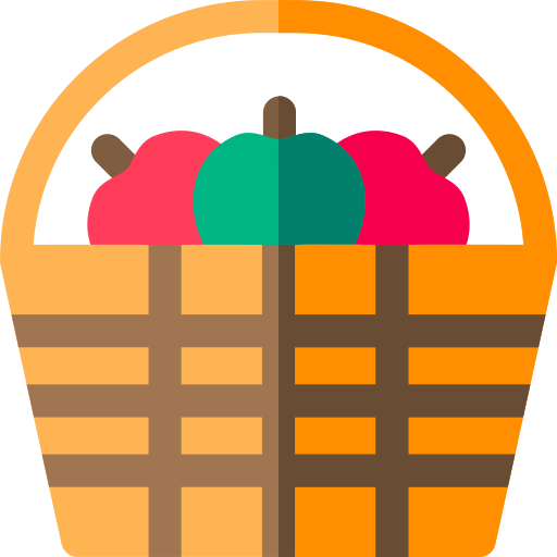 バスケット Basic Rounded Flat icon