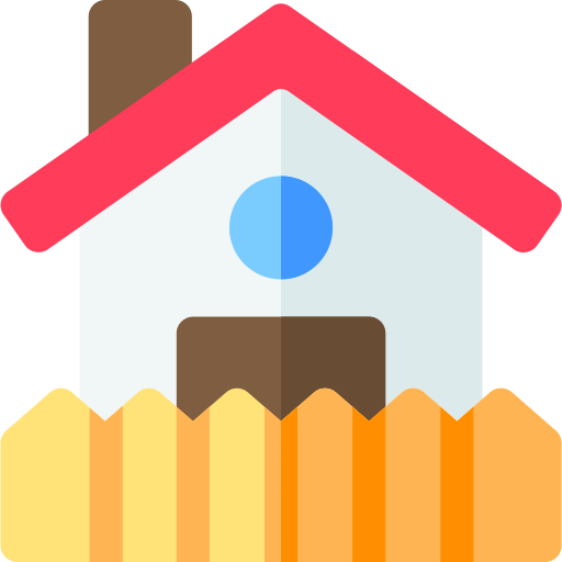 Farm house Basic Rounded Flat icon
