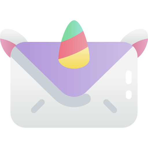 mail Kawaii Star Gradient icoon