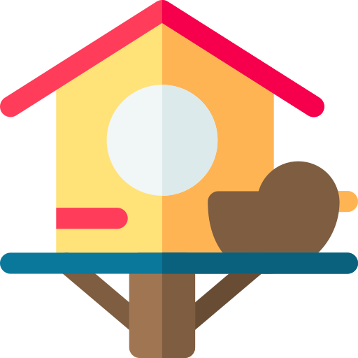 鳥の家 Basic Rounded Flat icon