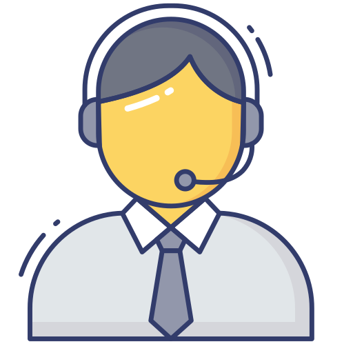 Customer service agent Dinosoft Lineal Color icon