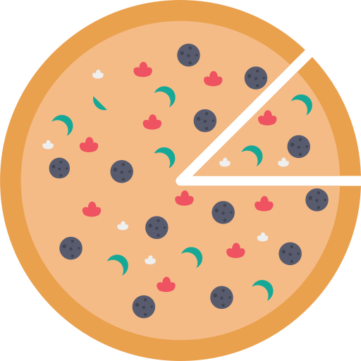 pizza Dinosoft Flat icono