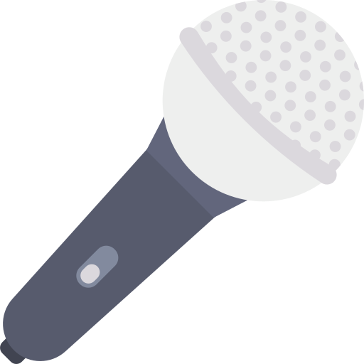 mikrofon Dinosoft Flat icon