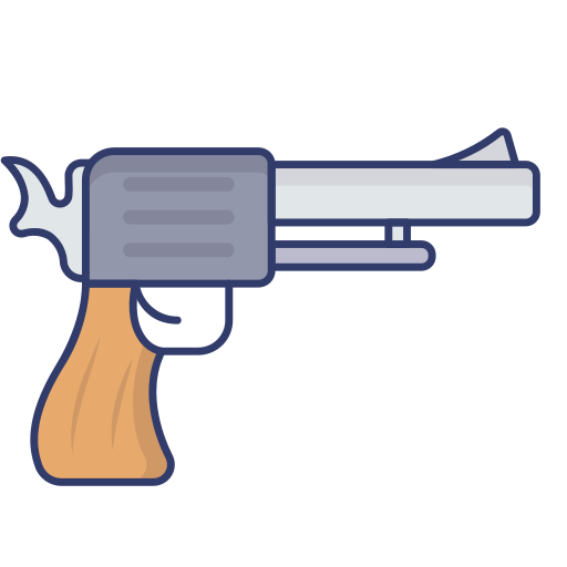 pistola Dinosoft Lineal Color icona