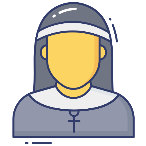 Монахиня Dinosoft Lineal Color иконка