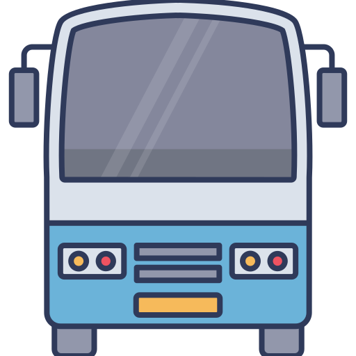 Electric bus Dinosoft Lineal Color icon