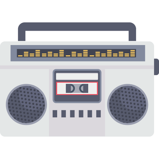 radio Dinosoft Flat ikona