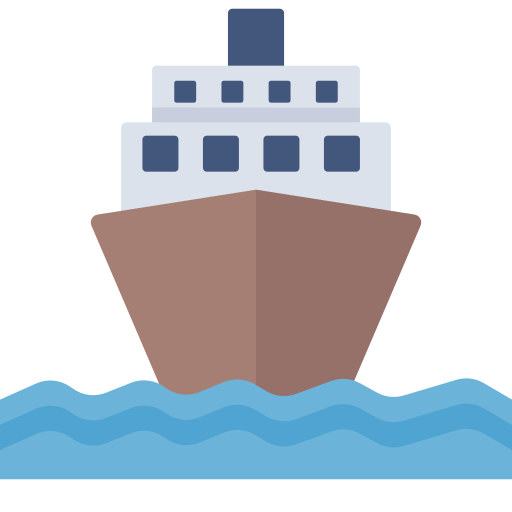 barco de transbordador Dinosoft Flat icono