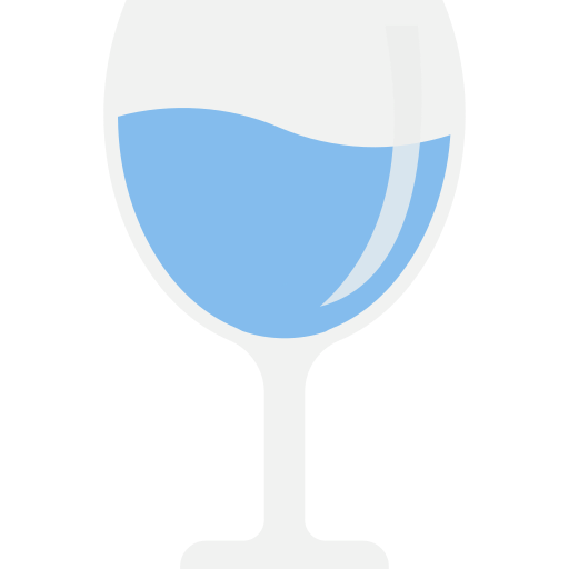 szklanka wody Dinosoft Flat ikona