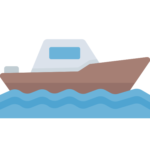 bateau à voile Dinosoft Flat Icône