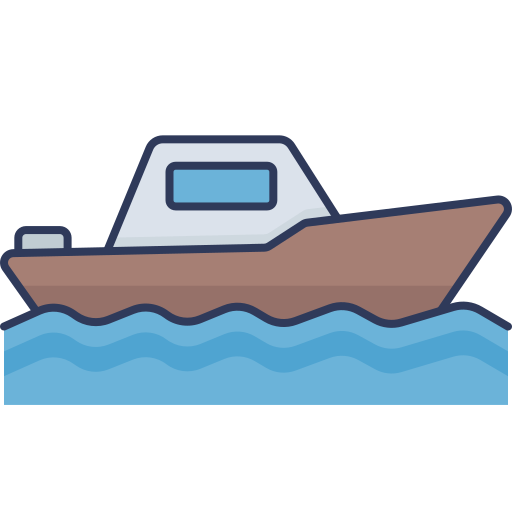 barco de vela Dinosoft Lineal Color icono