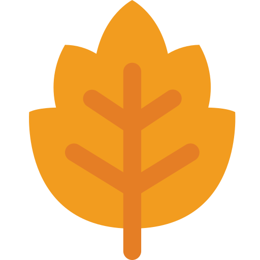 Leaf Basic Miscellany Flat icon