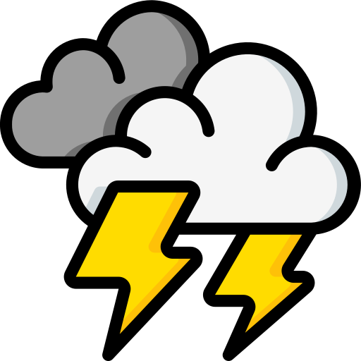 Lightning Basic Miscellany Lineal Color icon