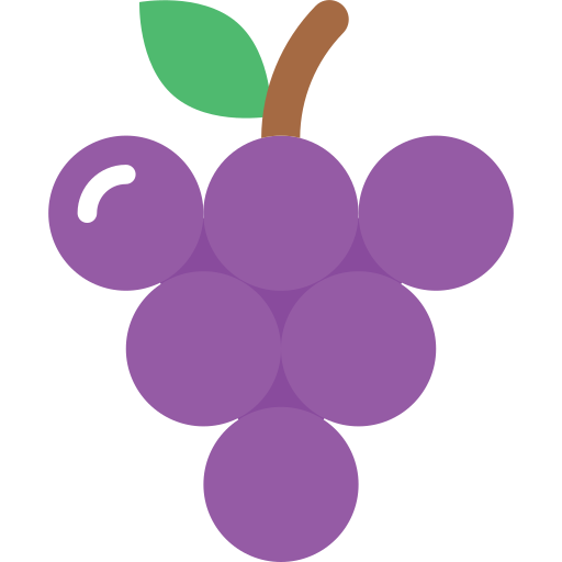 druiven Basic Miscellany Flat icoon