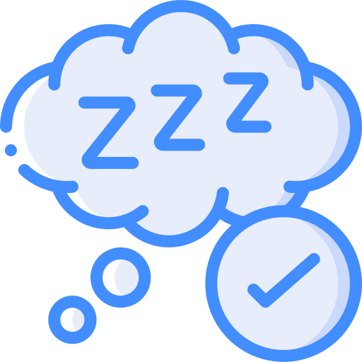 Sleep Basic Miscellany Blue icon