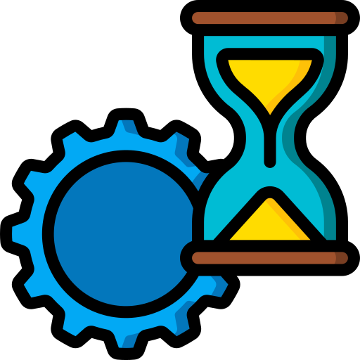 reloj de arena Basic Miscellany Lineal Color icono