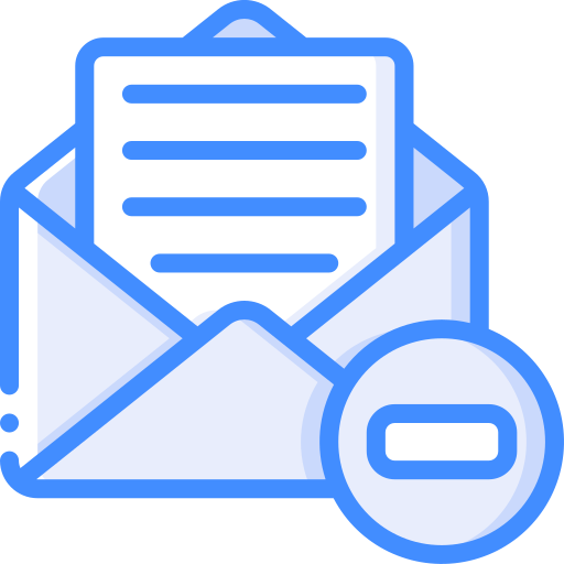 Email Basic Miscellany Blue icon