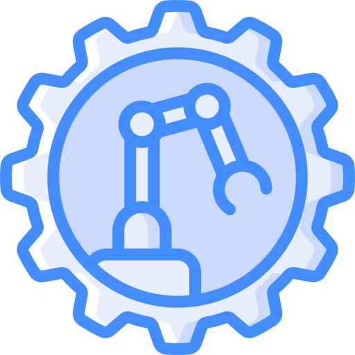 Gear Basic Miscellany Blue icon